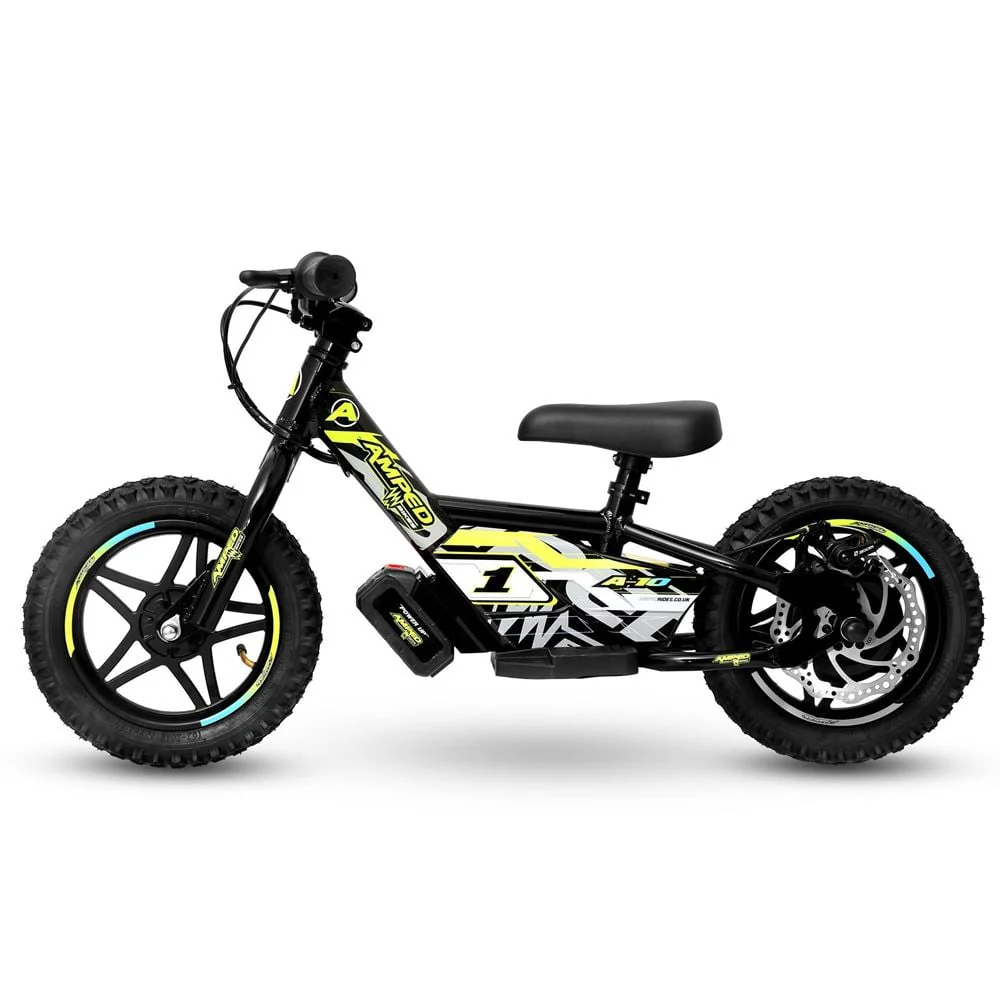 Amped A10 Electric Kids Balance Bike - Black - Image 6