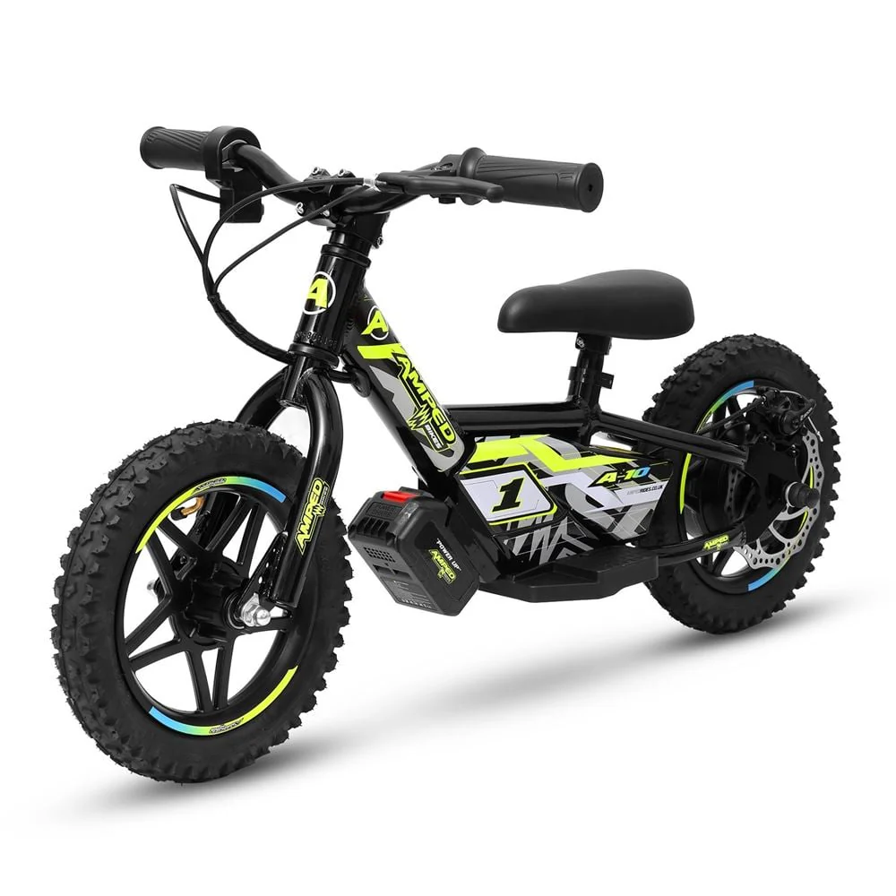Amped A10 Electric Kids Balance Bike - Black - Image 7