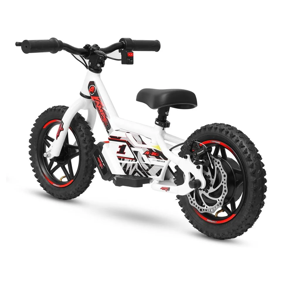 Amped A10 Electric Kids Balance Bike - White - Image 5