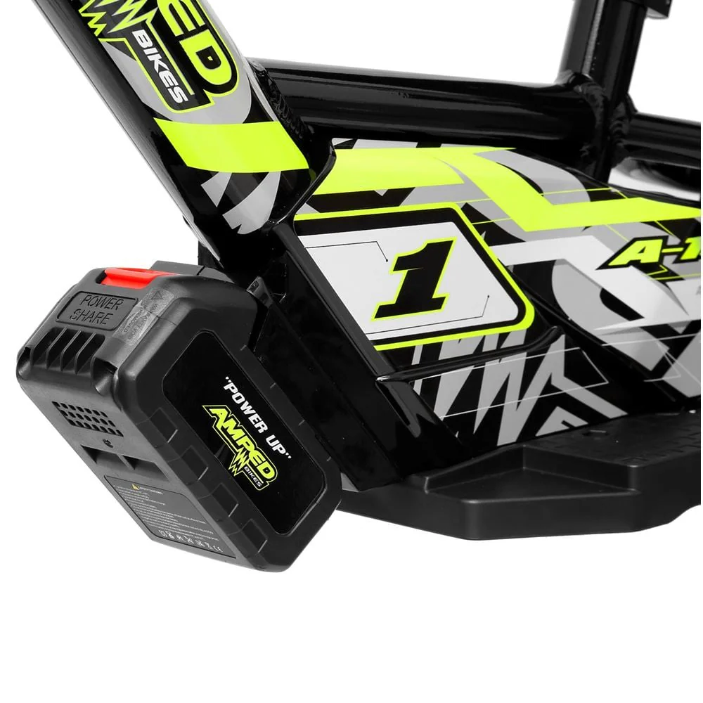 Amped A16 Electric Kids Balance Bike - Black - Image 11