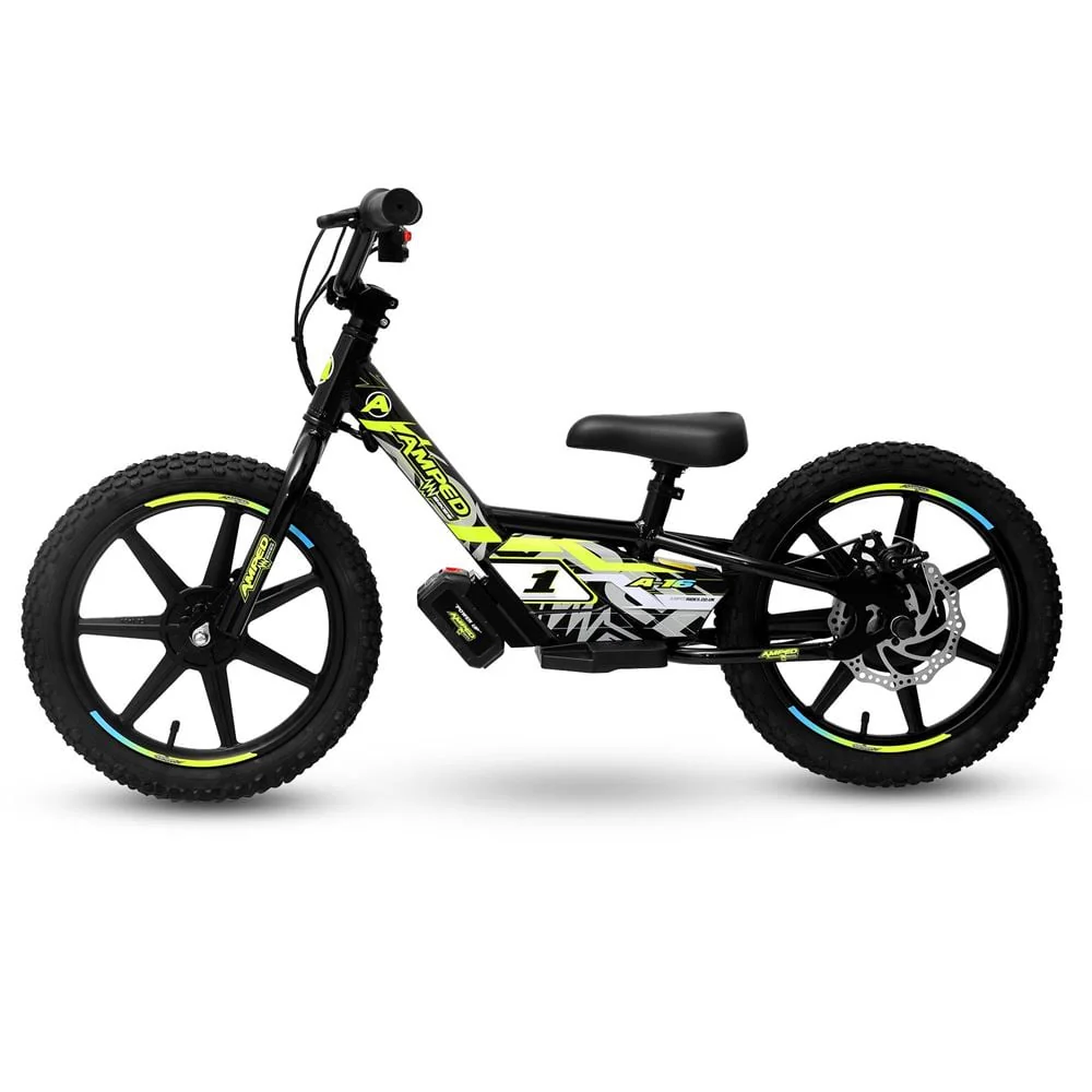 Amped A16 Electric Kids Balance Bike - Black - Image 6