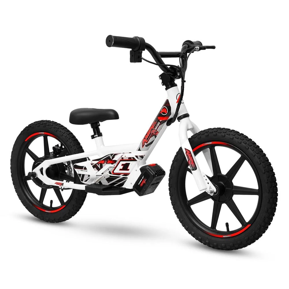 Amped A16 Electric Kids Balance Bike - White - Image 2