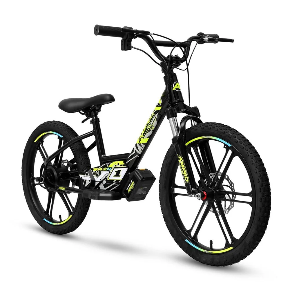 Amped A20 Electric Kids Balance Bike - Black - Image 2