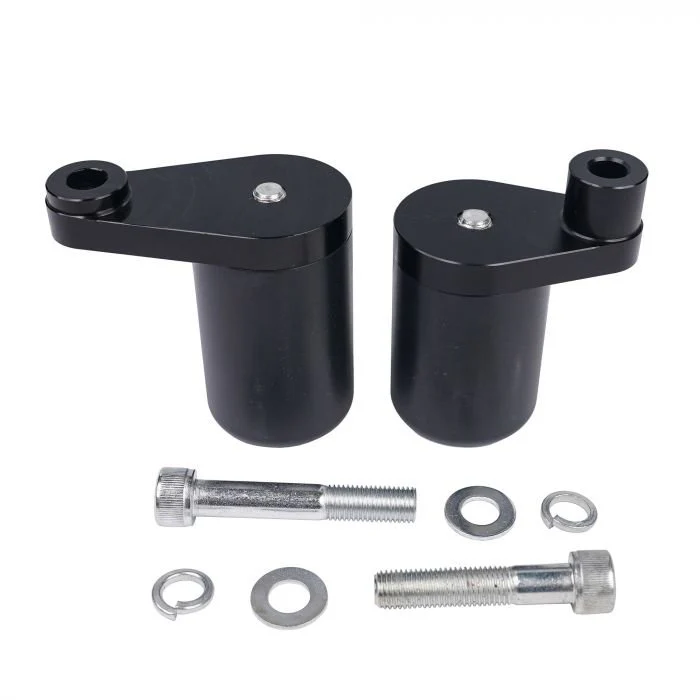 BikeTek Black STP Crash Protector For Yamaha YZF-R6 03-06