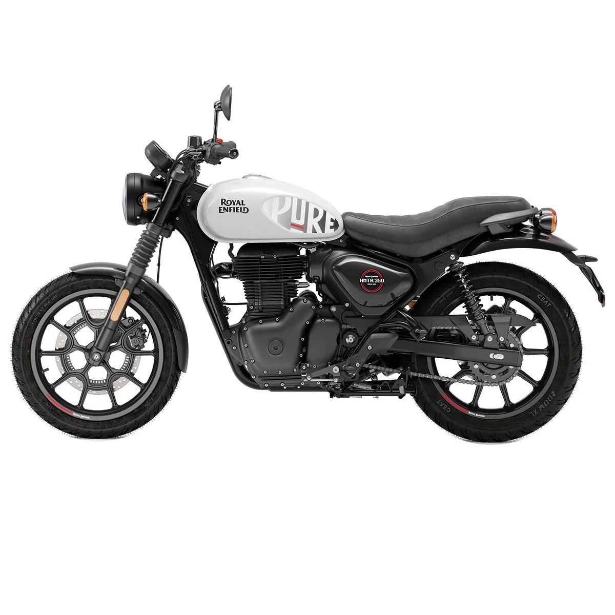 Royal Enfield Hunter 350 - Dapper White - Image 4