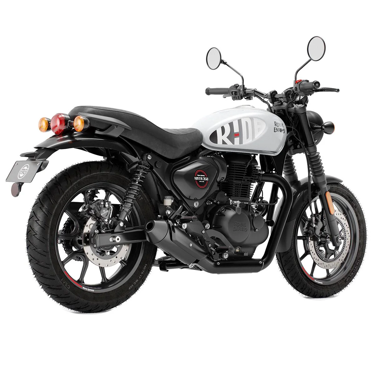 Royal Enfield Hunter 350 - Dapper White - Image 5