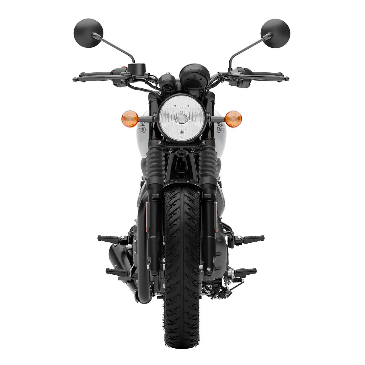 Royal Enfield Hunter 350 - Dapper White - Image 8