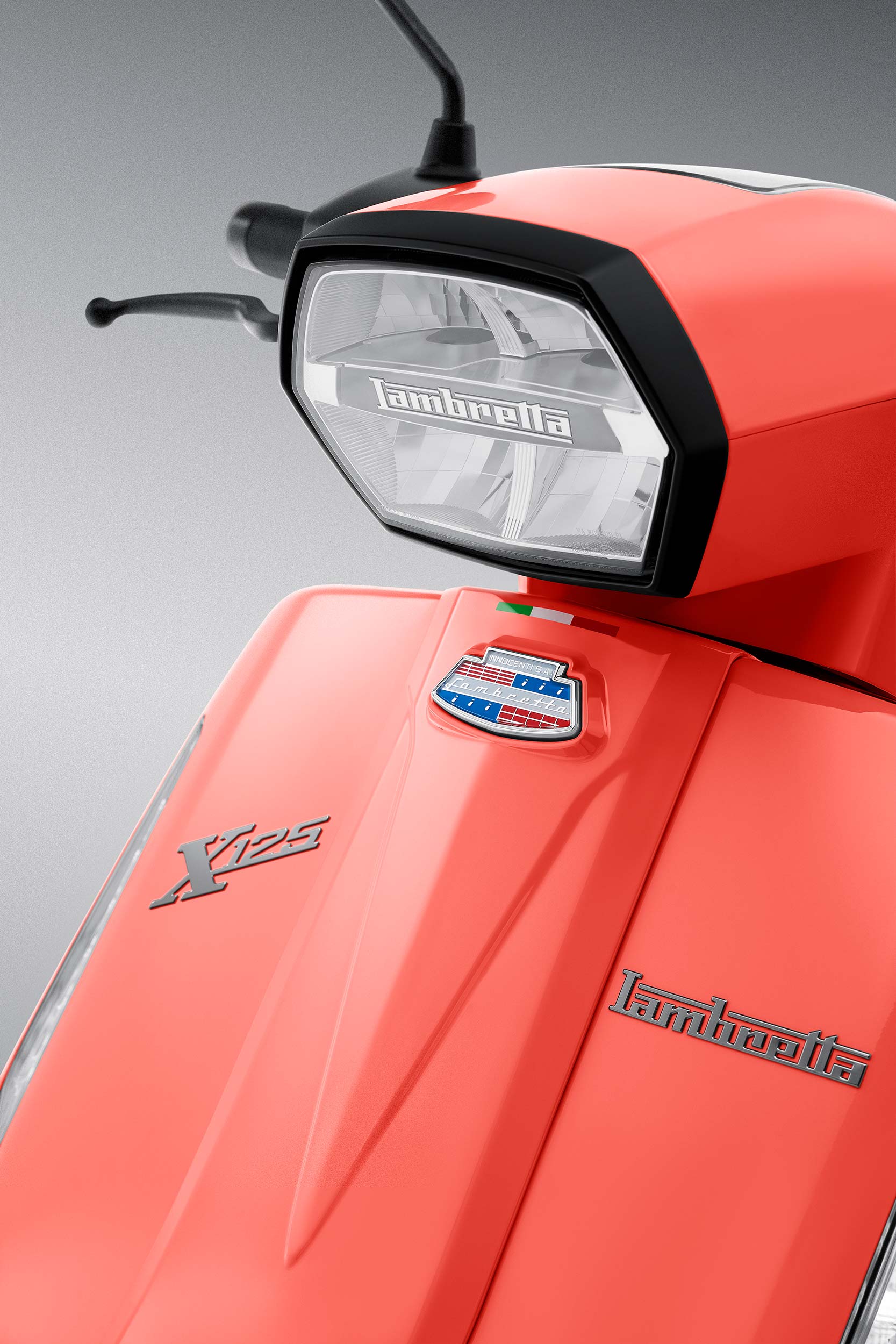 Lambretta X125 Scooter - Amaro Red - Image 8
