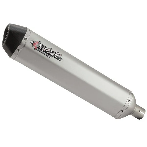 Lextek SA1 Matt S/Steel Hexagonal Exhaust 400mm for Royal Enfield Himalayan (16-)