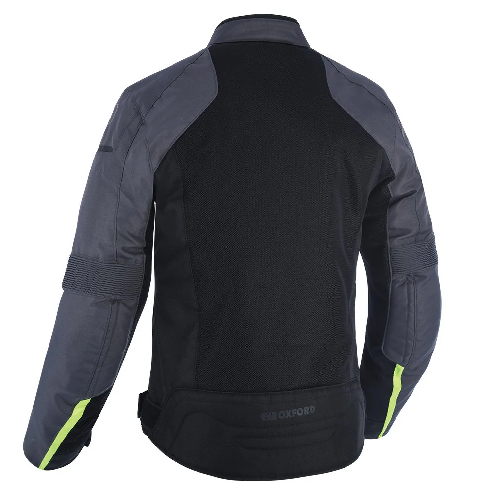 Oxford Delta Air Mesh Jacket - Black / Grey / Fluo - Image 3