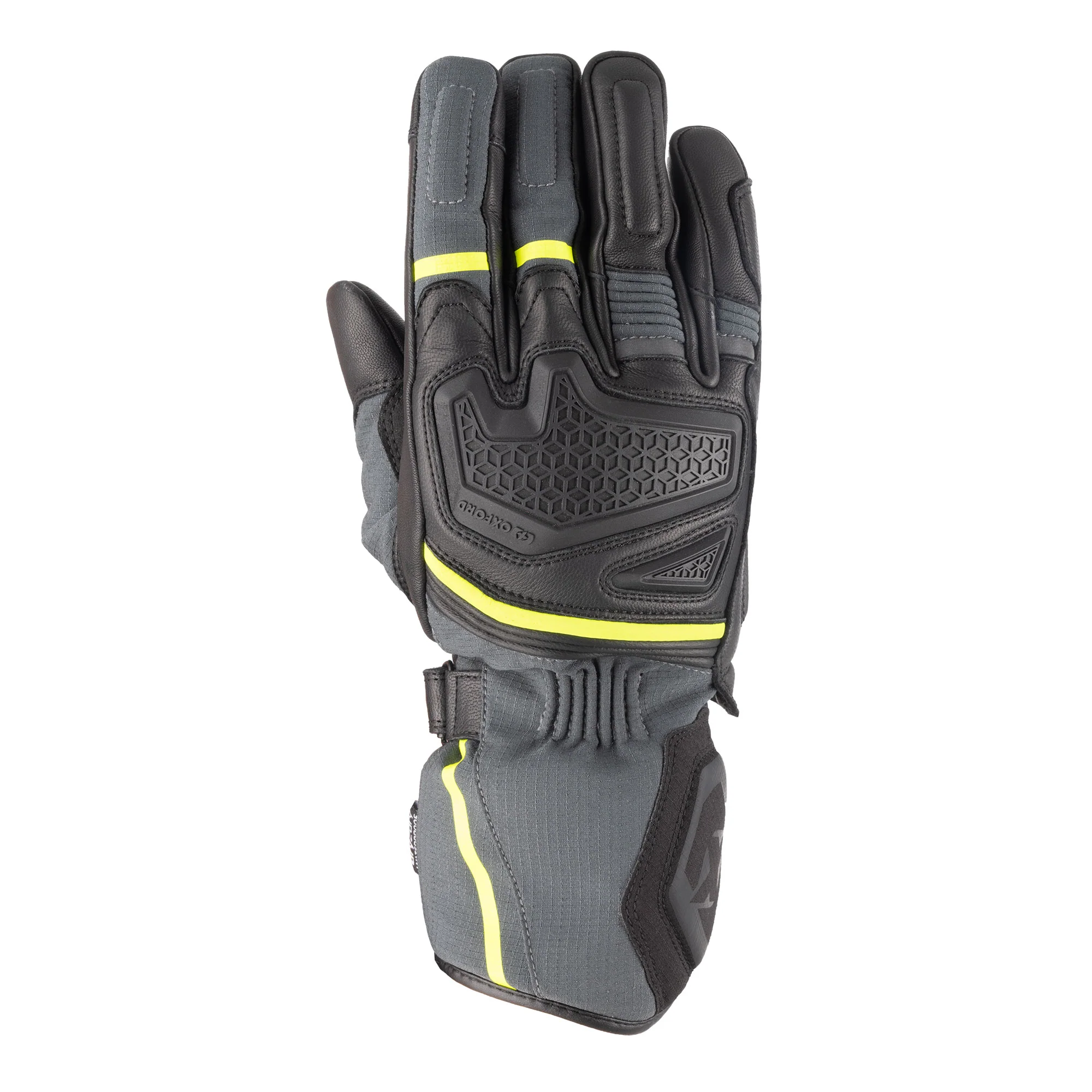Oxford Vancouver 2.0 D2D MS Glove - Black / Green / Yellow