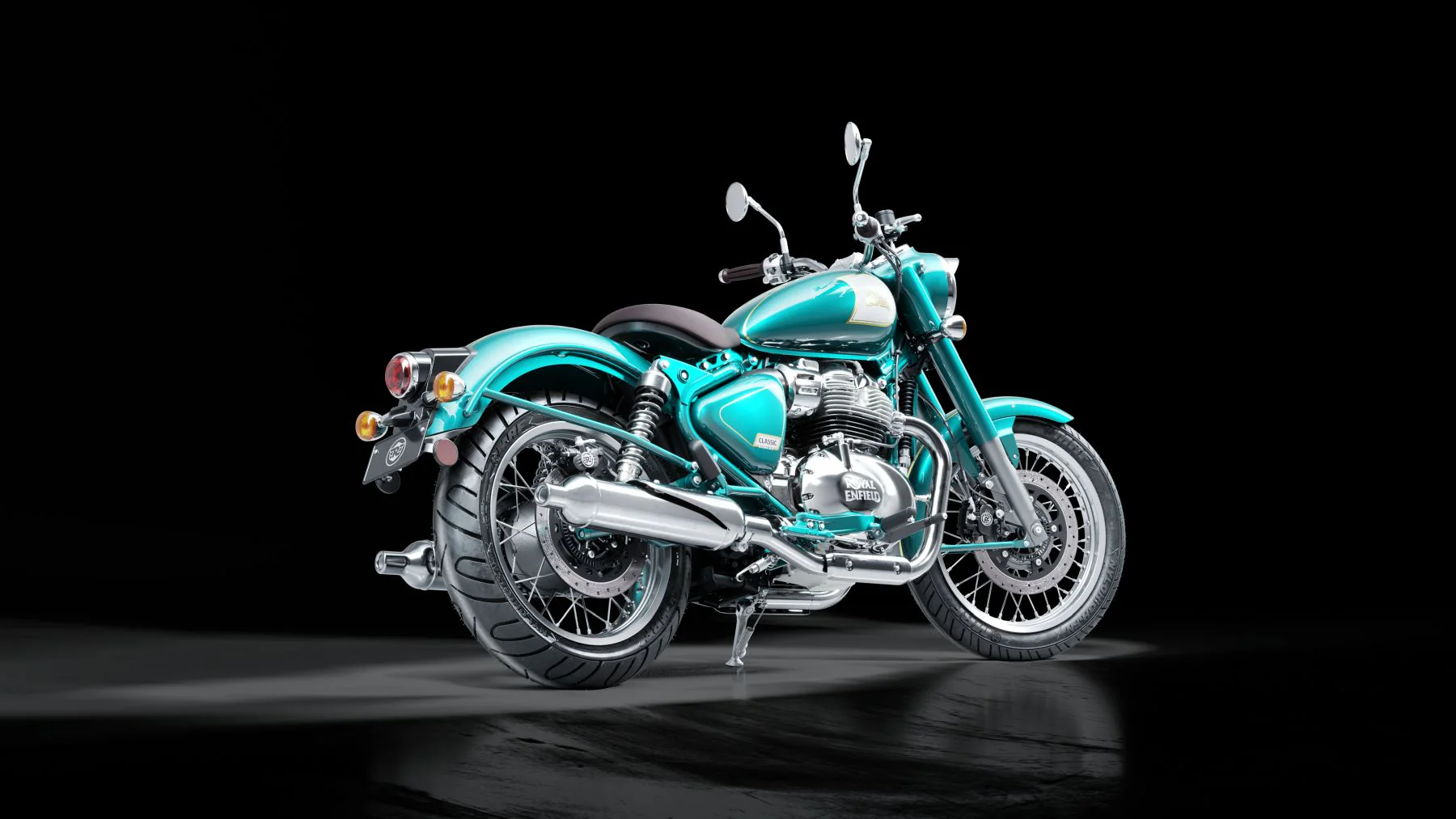 Royal Enfield Classic 650 - Teal - Image 3