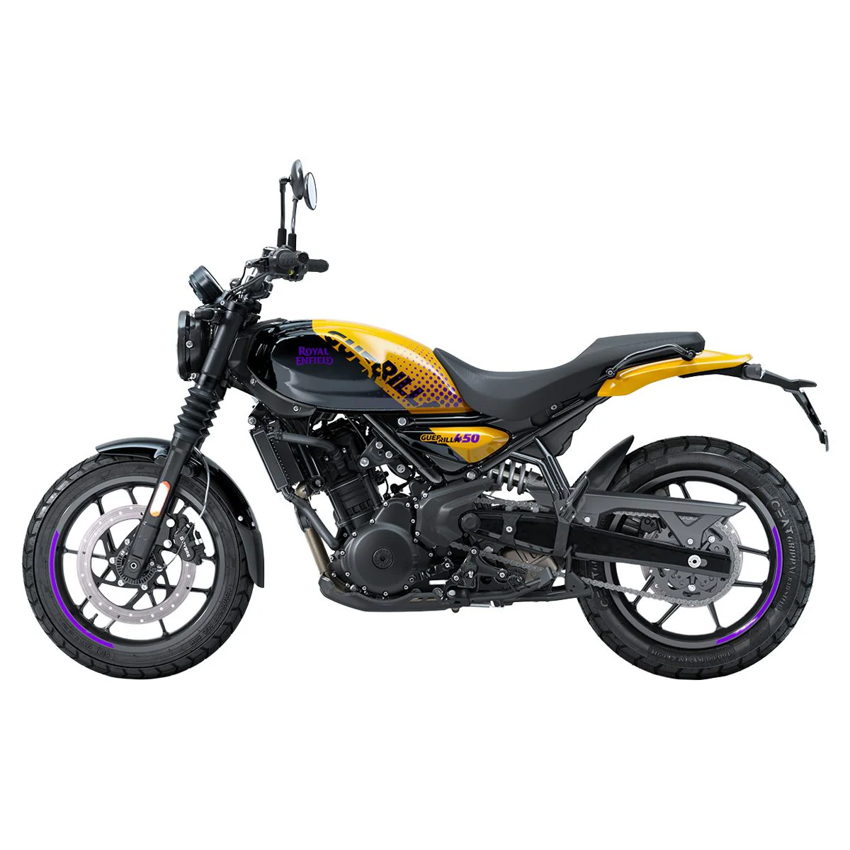 Royal Enfield Guerilla 450 - Yellow Ribbon - Image 3