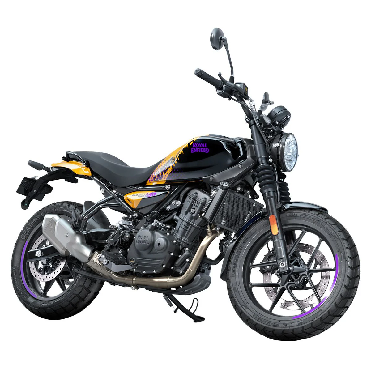 Royal Enfield Guerilla 450 - Yellow Ribbon - Image 9