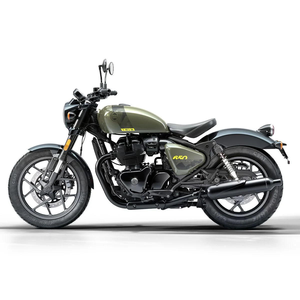 Royal Enfield Shotgun 650 - Green Drill - Image 4