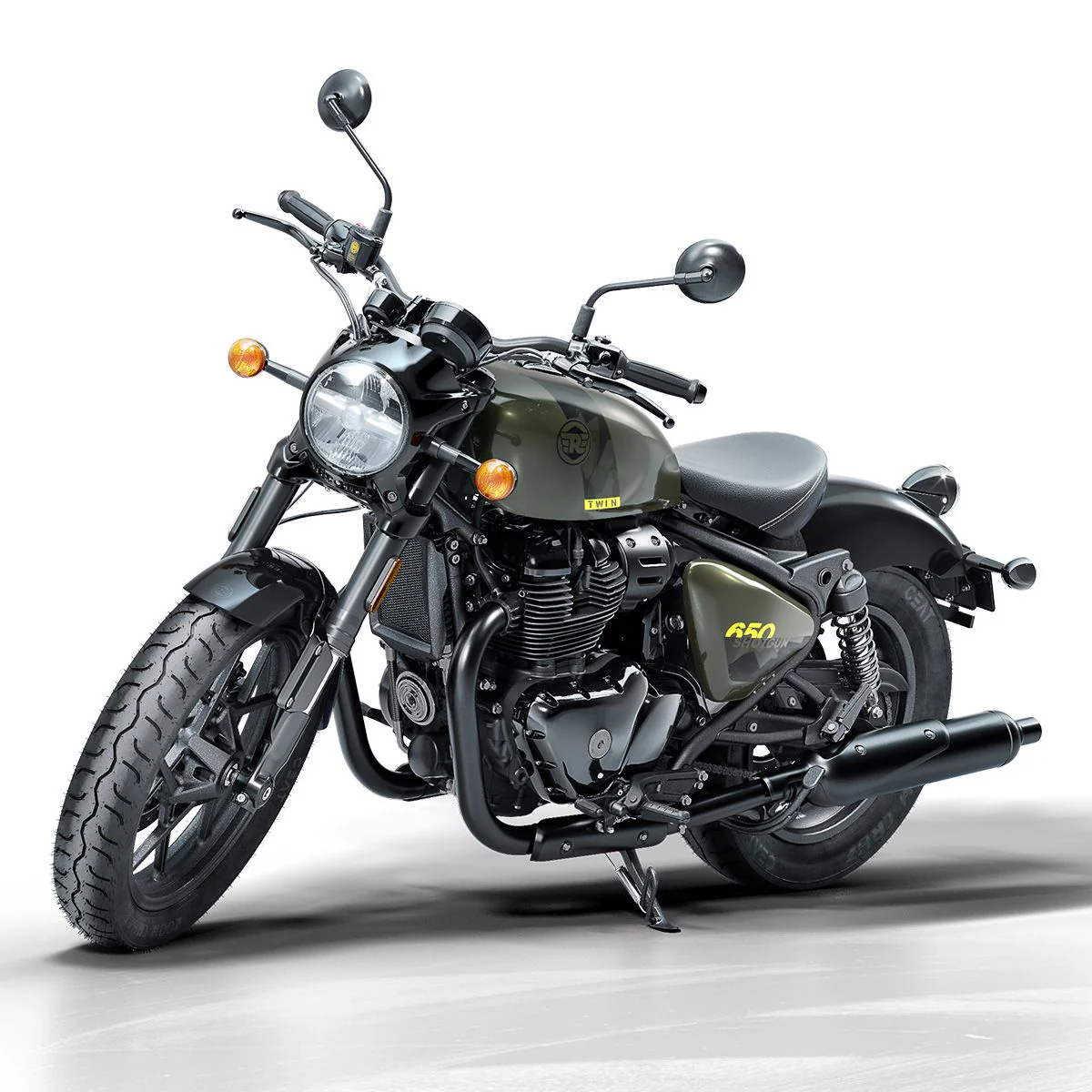 Royal Enfield Shotgun 650 - Green Drill - Image 5