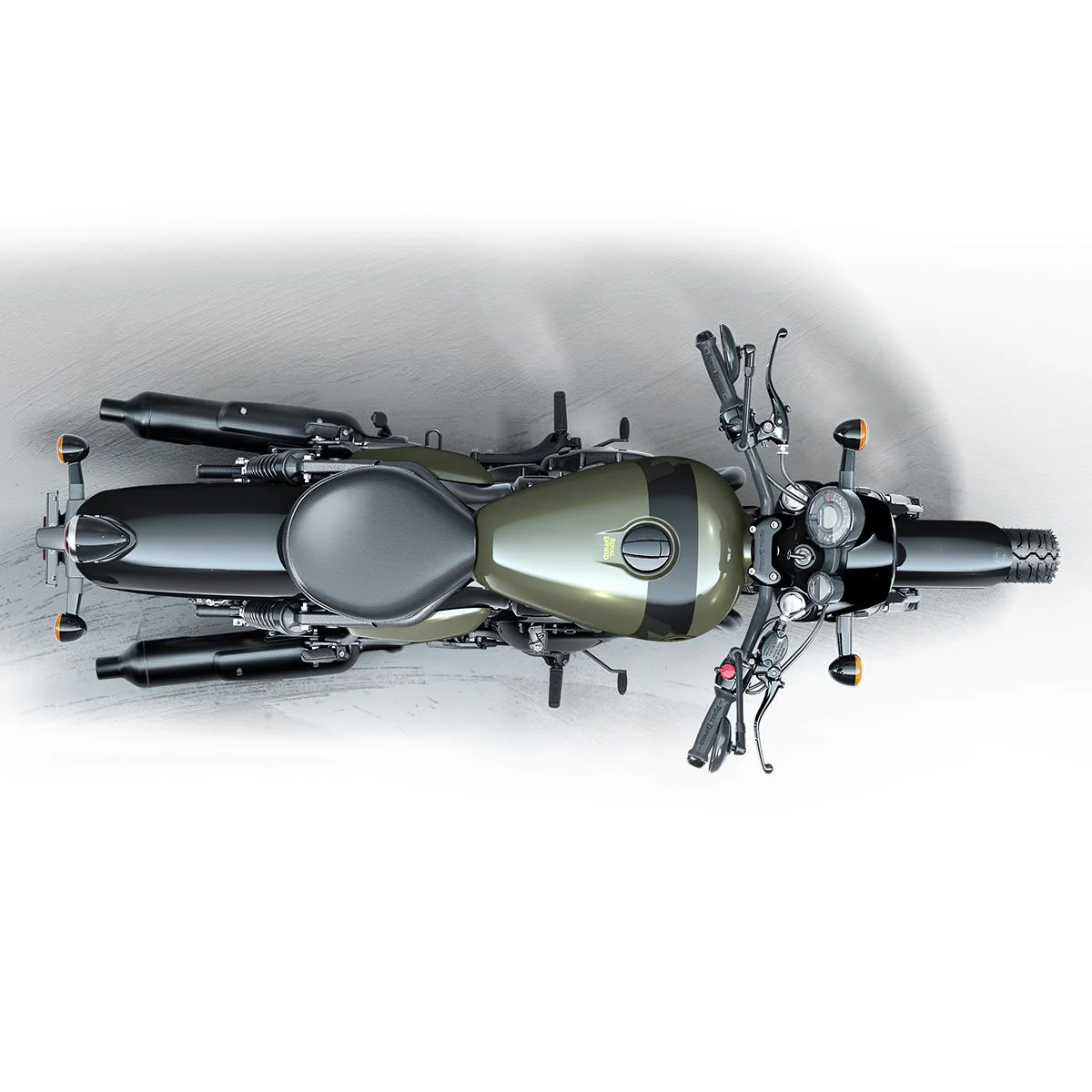 Royal Enfield Shotgun 650 - Green Drill - Image 7
