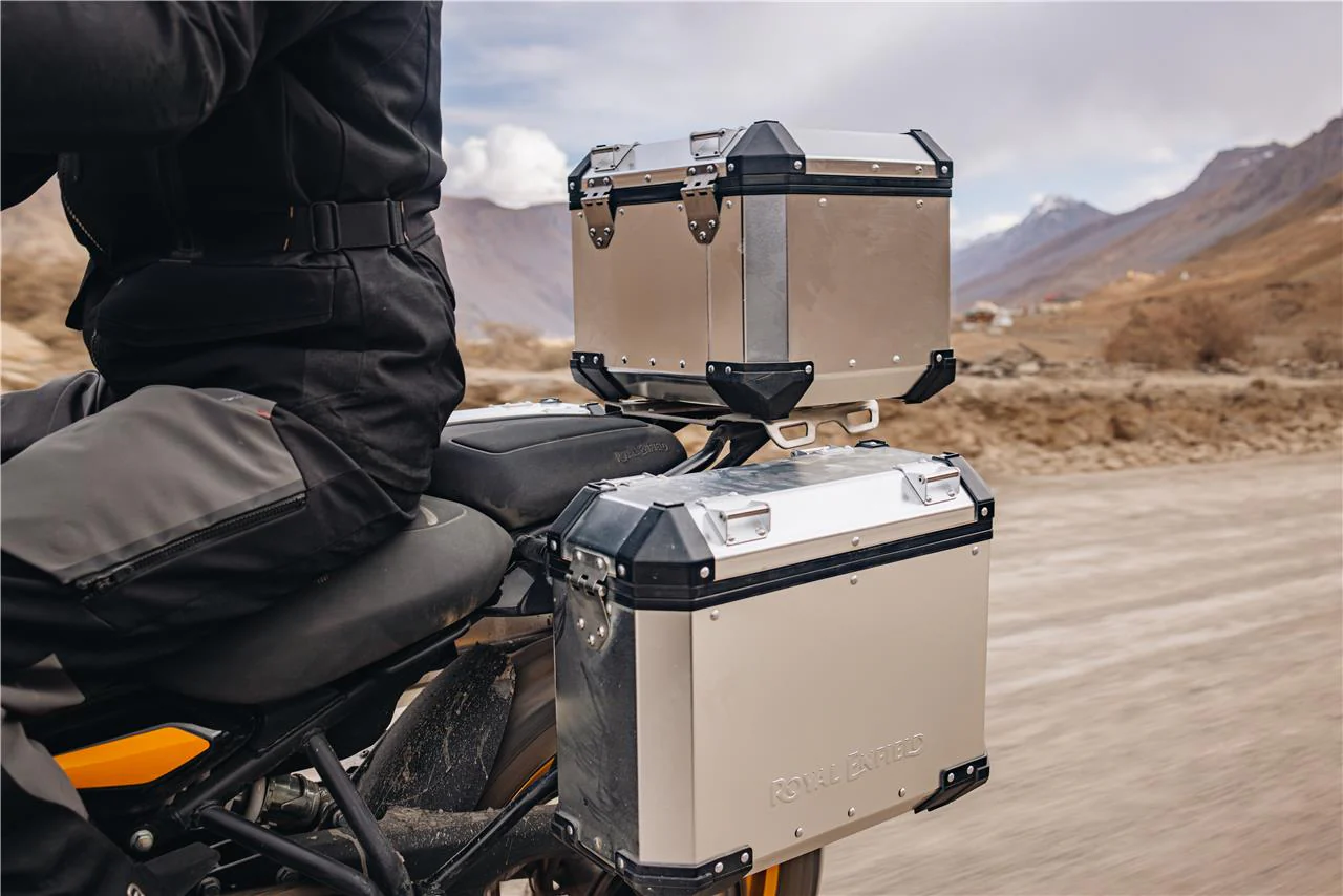 Royal Enfield Adventure Top Box - Silver - Image 8