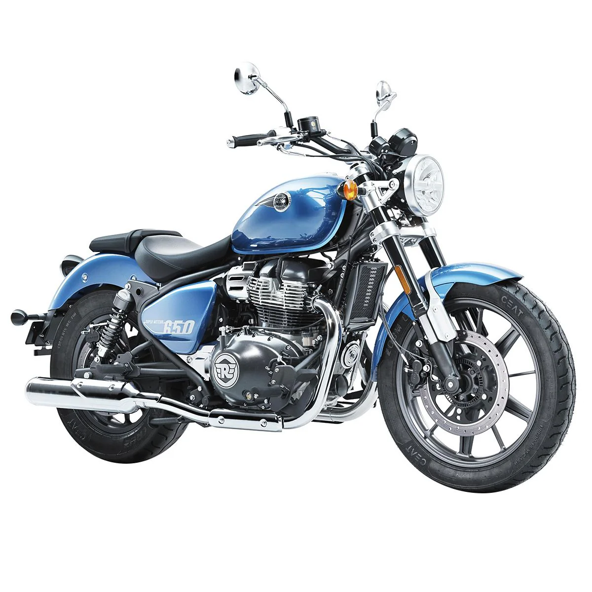 Royal Enfield Supermetor 650 - Astral Blue - Image 3