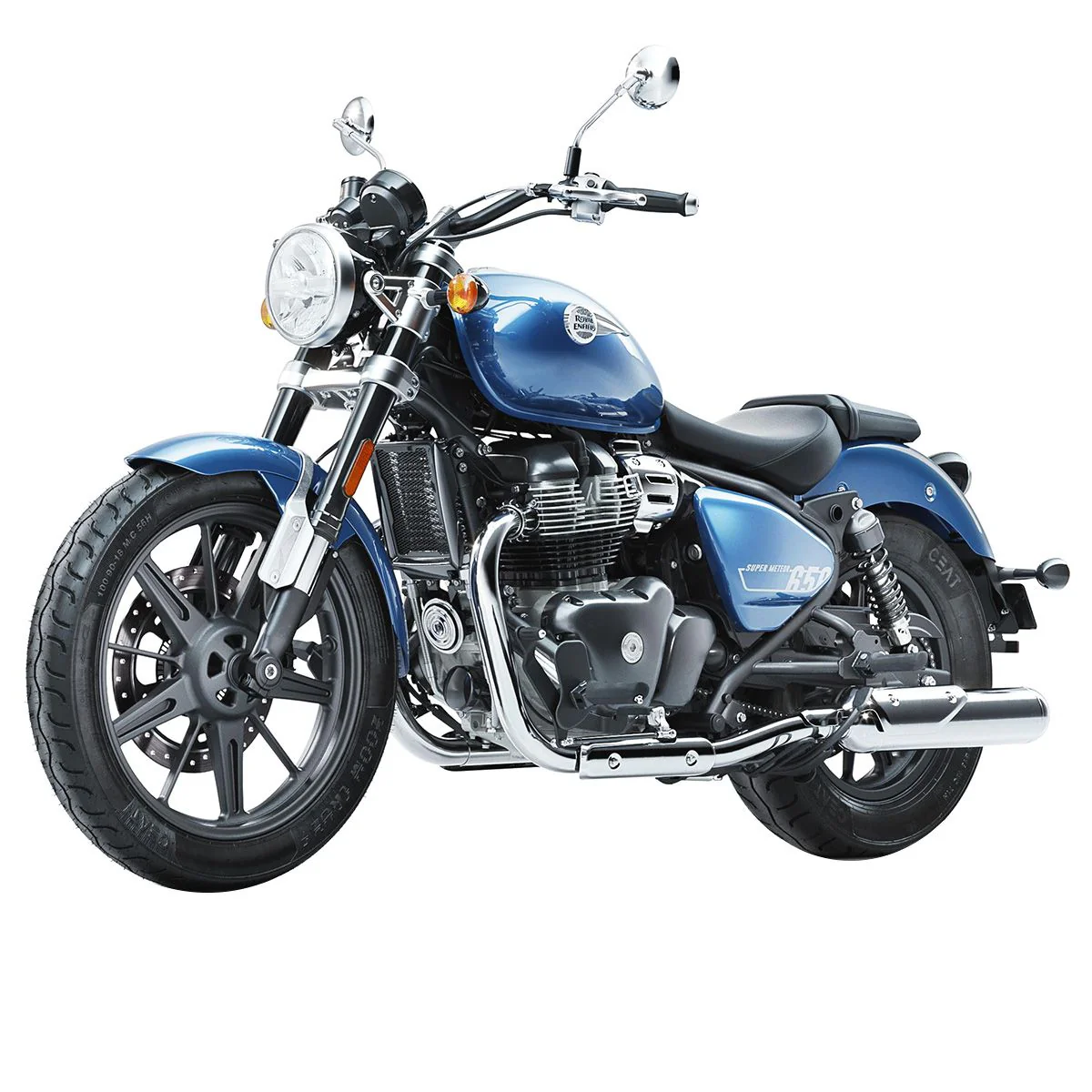 Royal Enfield Supermetor 650 - Astral Blue - Image 4
