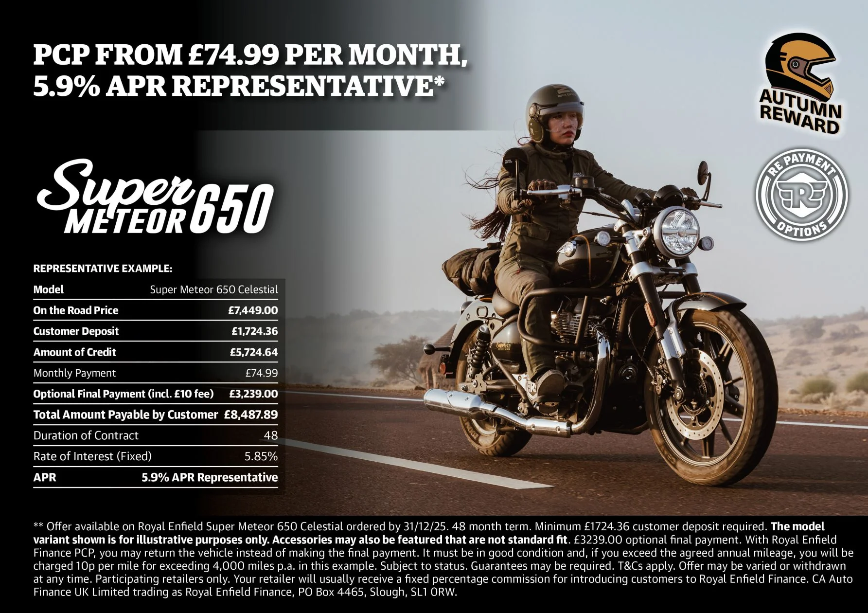 Royal Enfield Supermetor 650 - Interstellar Grey - Image 3