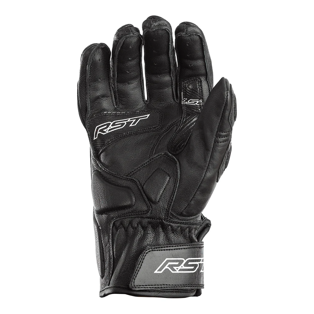 RST Stunt 3 Leather Ladies Gloves - Black - Image 2