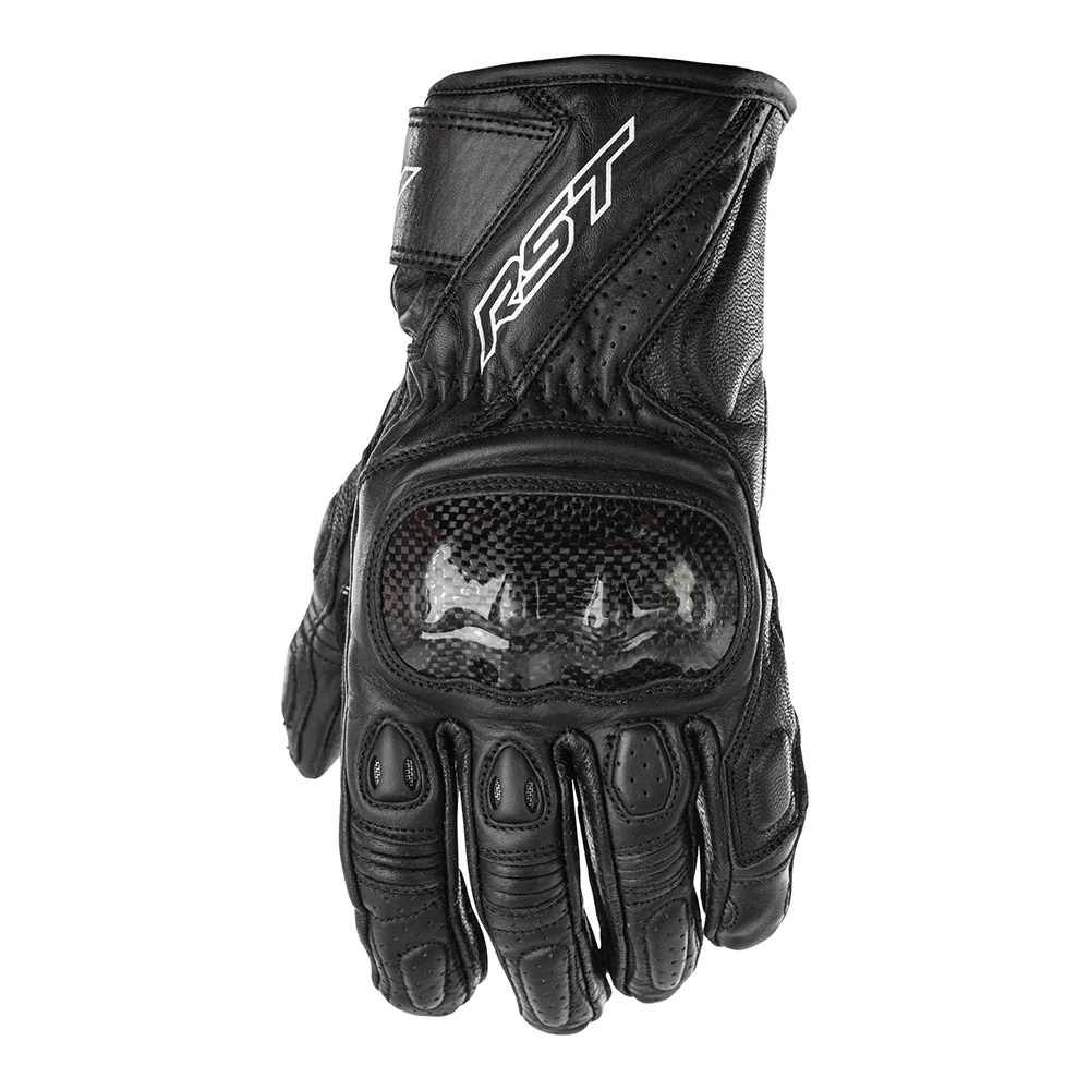 RST Stunt 3 Leather Ladies Gloves - Black - Image 3