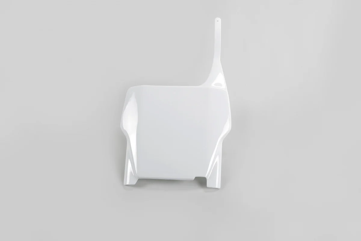 UFO Front Number Plate CR125 04-07 CR250 04-07 CRF250R 04-07 CRF450R 04-07 - White