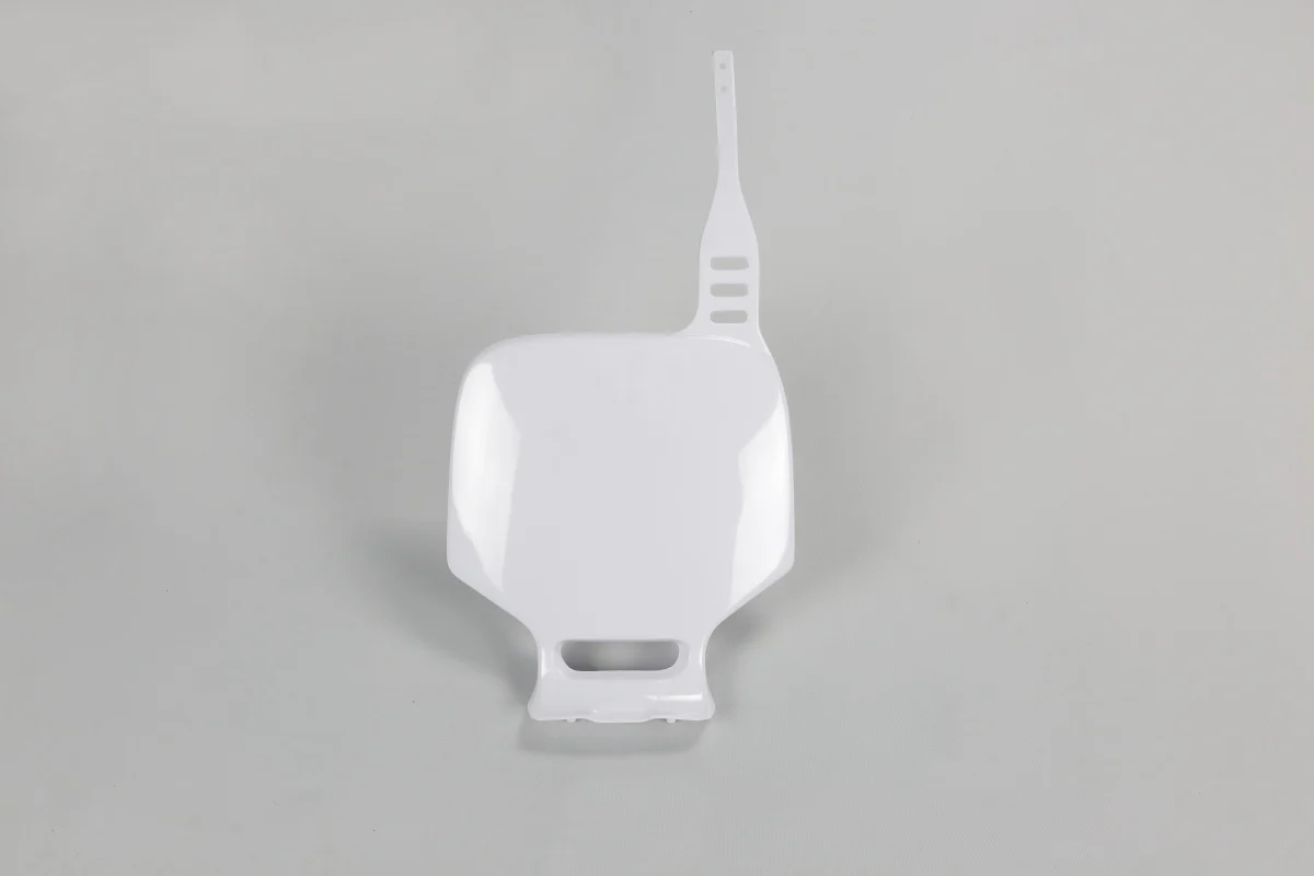 UFO Front Number Plate YZ80 93-02 YZ85 02-14 - White