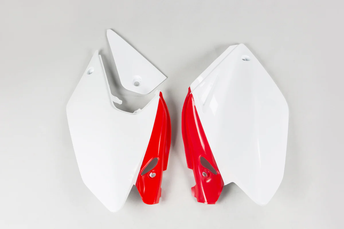 UFO Side Panels CRF250X 04-17 - White / Red