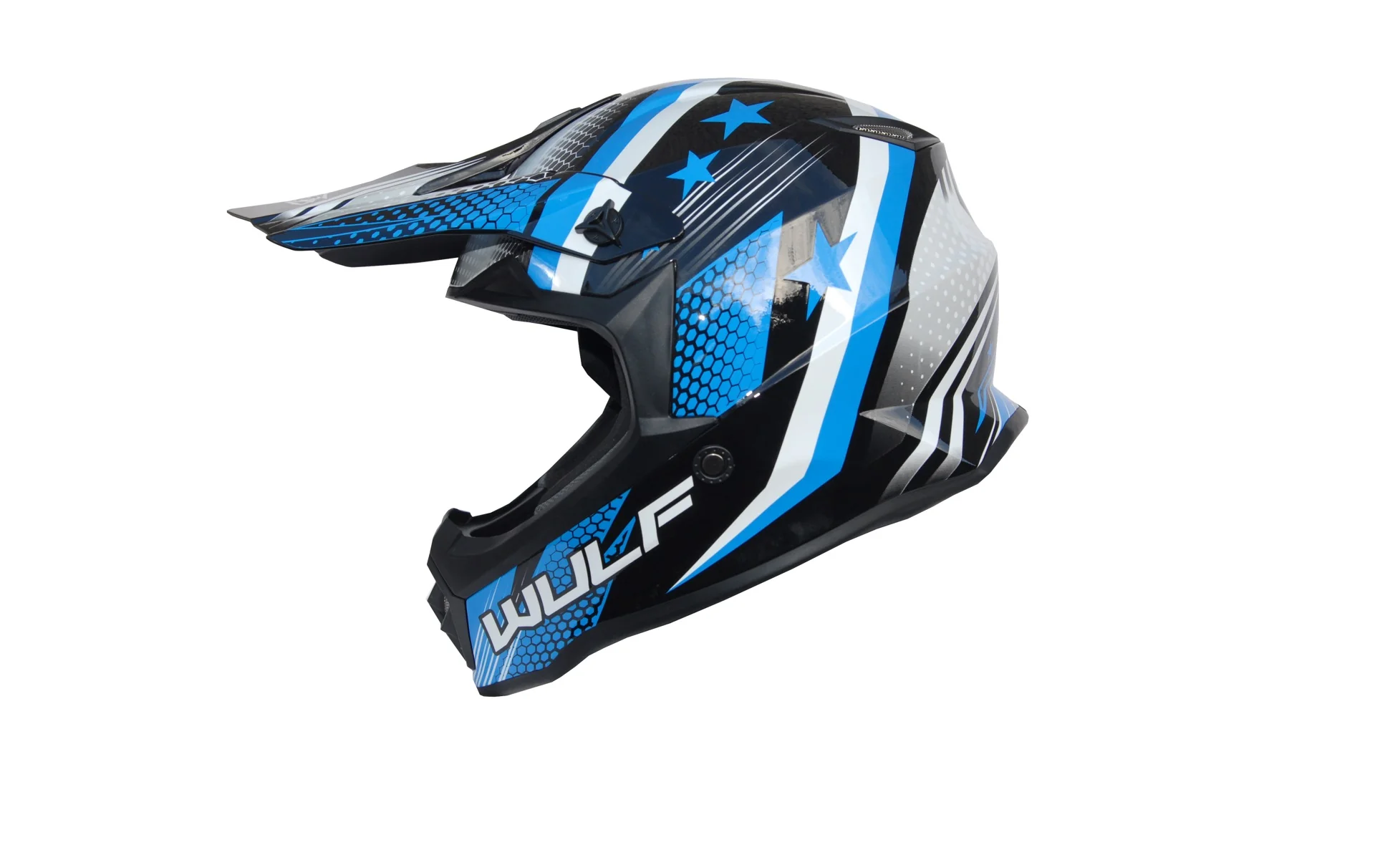 Wulfsport Iconic Kids MX Helmet - Blue